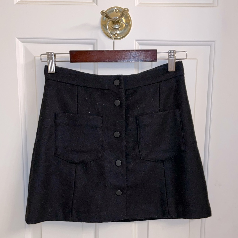 Zara Wool Button Skirt | Great Condition